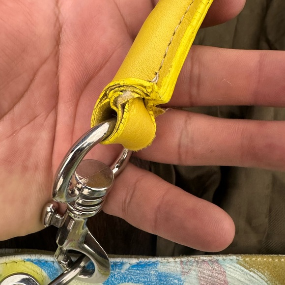 Alla Pugachova Made In Italy Hand painted suede leather bag - Picture 6 of 6